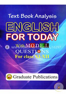 Text Book Analysis: English For Today With Model Questions (For Class XI-XII) image