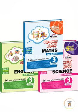Olympiad Champs Science, Mathematics, English Class 3 With 15 Online Mock Tests image