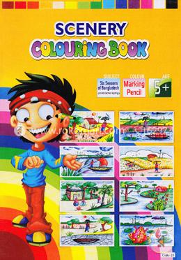Scenery Colouring Book (Subject Six Seasons Of Bangladesh Colour Marking Pencil Age 5 Plus) (Code- 23) image