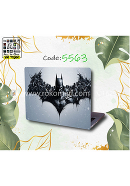 Batman Design Laptop Sticker image