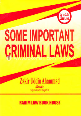 Some Important Criminal Laws image