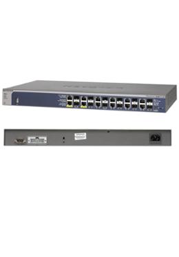 12 ports ProSafe Gigabit Fiber and 12 ports Gigabit Ethernet (Combo) plus 4 Port PoEplus Layer 2plus Managed (GSM7212F) image