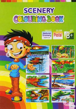Scenery Colouring Book (Subject Natural Scenery Colour Marking Pencil Age 8 Plus) (Code- 38) image
