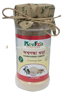 Kin Food Ashwagandha Powder (অশ্বগন্ধা গুড়া) - 100 gm image