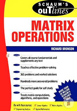 Schaum's Outline of Matrix Operations image
