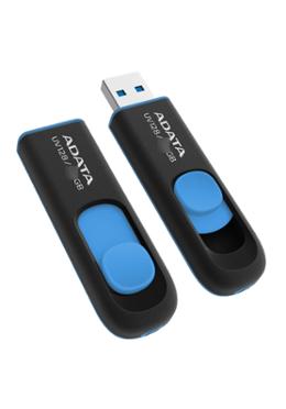 Adata UV128 USB 3.2 Black Blue 64 GB image