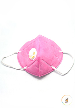 Mouth Mask PM2.5 Anti Dust Pollution (Pink Color) image