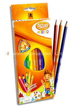 Atlas Junior Tri colour pencil - 12 colour image