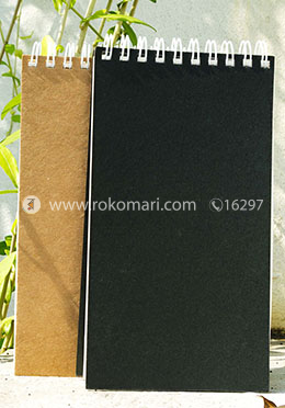Studio Series Spiral-Bound Kraft and Black Notebook image