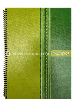 Students Notebook (Green And Olive Mixed Color) image
