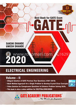 Electrical Engineering Vol-2 For Gate Exam 2020 image