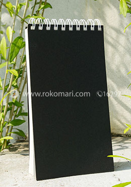 Studio Series Spiral-Bound Black Notebook image