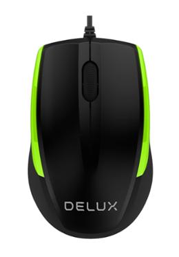 Delux M321Bu Wired Usb Optical Mouse image