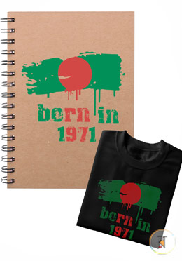 1971 Notebook With T-Shirt image