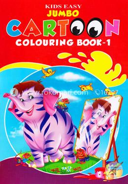 Kids Easy Jumbo Cartoon Colouring Book-1 - image