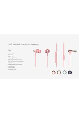 E1025 - Stylish Dual Driver In-Ear Headphones (Pink) image