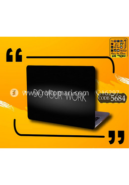 DDecorator Do Your Work Design Laptop Sticker image