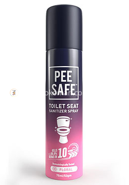 Peesafe Toilet Seat Sanitizer Spray Floral - 75ml image