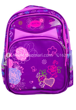 Max Cartoon School Bag (Violet Color) - M-1536 image