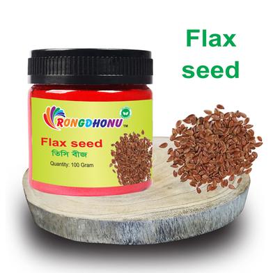 Premium Flaxseed, Tishi Bij (তিশি বীজ, তিসি বীজ) - 100 gm image