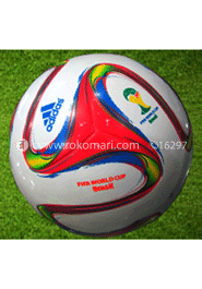 Adidas Brazuca 2014 Football (2) (White & Red) image