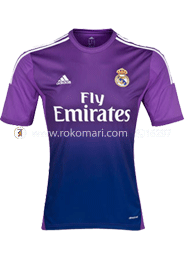 Real Madrid Home Club Jersey : Very Exclusive Half Sleeve Only Jersey (Purple Color) image