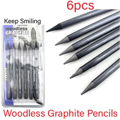 Woodless Graphite Pencils (hb 2b 4b 6b 8b And Ee) Suitable - Temu