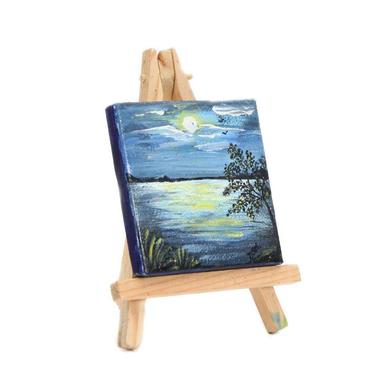 Mont Marte Mini Display Easel with Canvas 8 x 10cm