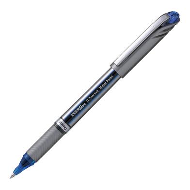 Pentel Energel Gel Roller Pen 0.7mm Metal Point-Blue image