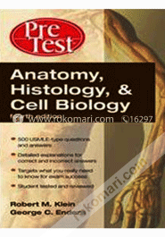 Anatomy Histology And Cell Biology: Pretest Selfassessment And Review (Paperback) image