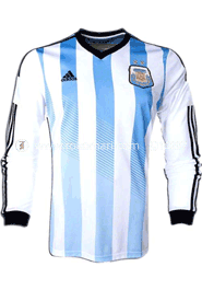 Argentina Home Jersey : Very Exclusive Full Sleeve Only Jersey image