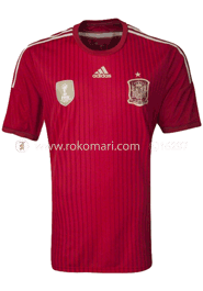 Spain Home Jersey : Very Exclusive Half Sleeve Only Jersey