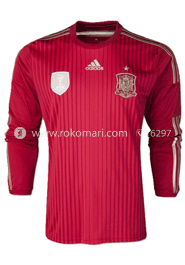 Spain Home Jersey : Very Exclusive Full Sleeve Only Jersey 