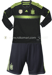 Spain Away Jersey : Very Exclusive Full Sleeve Jersey With Short Pant