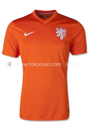 Netherland Home Jersey : Very Exclusive Half Sleeve Only Jersey image