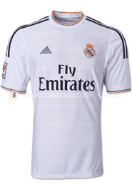 Real Madrid Home Club Jersey : Very Exclusive Half Sleeve Only Jersey image