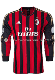 Ac Milan Home Club Jersey : Very Exclusive Full Sleeve Only Jersey image