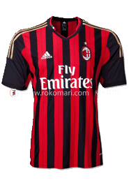 Ac Milan Home Club Jersey : Special Half Sleeve Only Jersey image