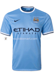 Man City Home Club Jersey : Very Exclusive Half Sleeve Only Jersey image