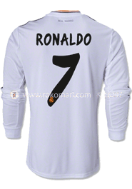 Real Madrid RONALDO 7 Home Club Jersey : Very Exclusive Full Sleeve Only Jersey image