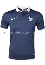 France Home Jersey : Local Made Half Sleeve Set image
