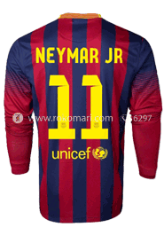 Barcelona NEYMAR JR 11 Home Club Jersey : Very Exclusive Full Sleeve Only Jersey image