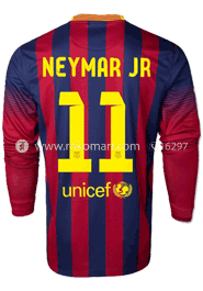 Barcelona NEYMAR JR 11 Home Club Jersey : Special Full Sleeve Only Jersey image