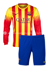 Barcelona Away Club Jersey : Very Exclusive Full Sleeve Jersey With Short pant image