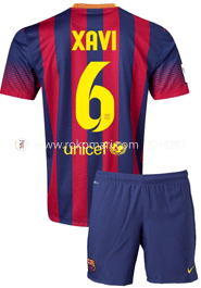 XAVI Home Club Jersey : Special Half Sleeve Jersey With Short Pant image
