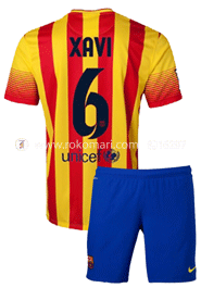 XAVI Away Club Jersey : Very Exclusive Half Sleeve Jersey With Short Pant image