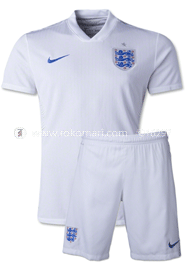 England Home Jersey : Special Half Sleeve Jersey with Short Pant (for Kids) image