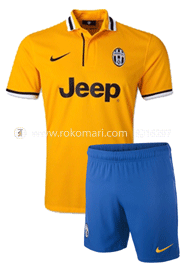 Juventus Away Club Jersey : Very Exclusive Half Sleeve Jersey With Short Pant image