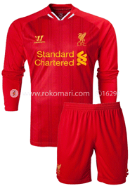 Liverpool Home Club Jersey : Very Exclusive Full Sleeve Jersey With Short Pant image