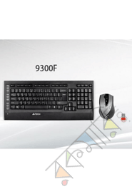 A4 Tech Wireless Desktop Keyboard (9300F) image